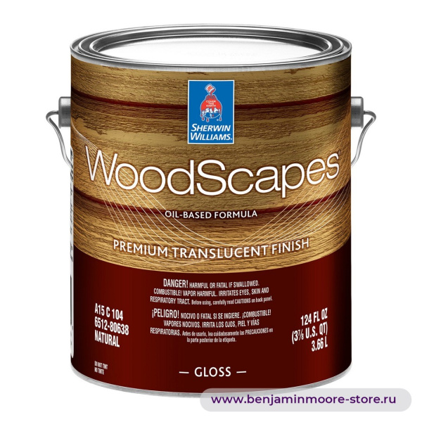 Sherwin-Williams WoodScapes® Translucent Gloss пропитка для наружных работ — фото | www.benjaminmoore-store.ru