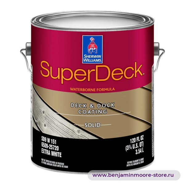 Sherwin-Williams SuperDeck® Deck & Dock краска для наружных работ — фото | www.benjaminmoore-store.ru