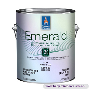 Sherwin-Williams Emerald® Exterior Flat глубокоматовая краска для наружных работ в цвете CC-310 Dusty Road