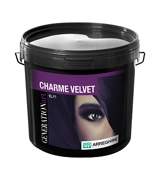 Декоративная краска Arreghini Charm Velvet / Аррегини Шарм Вельвет матовый фактурный шелк  для внутр