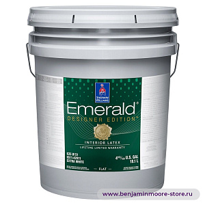 Sherwin-Williams Emerald® Designer Edition Flat глубокоматовая краска для внутренних работ в цвете CC-310 Dusty Road